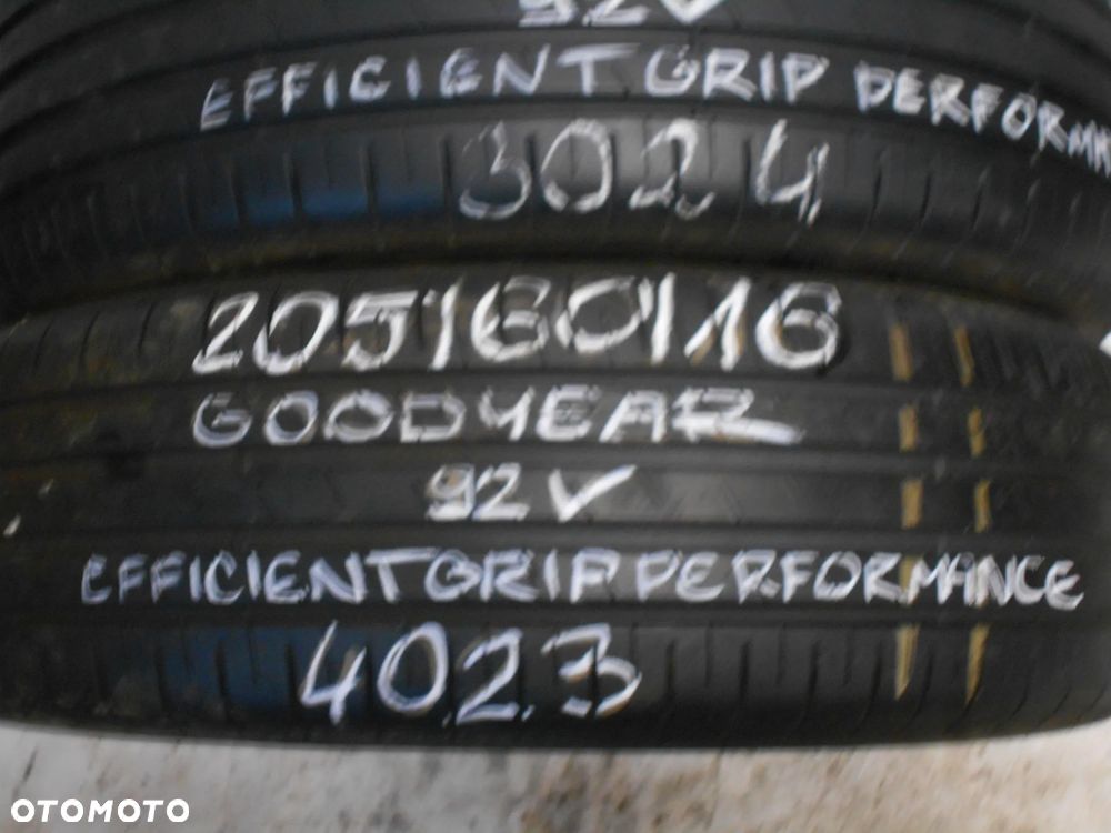 OPONY 205/60R16 GOODYEAR EFFICIENT GRIP PERFORMANCE DOT 3024 / 4023 7.8MM - 3