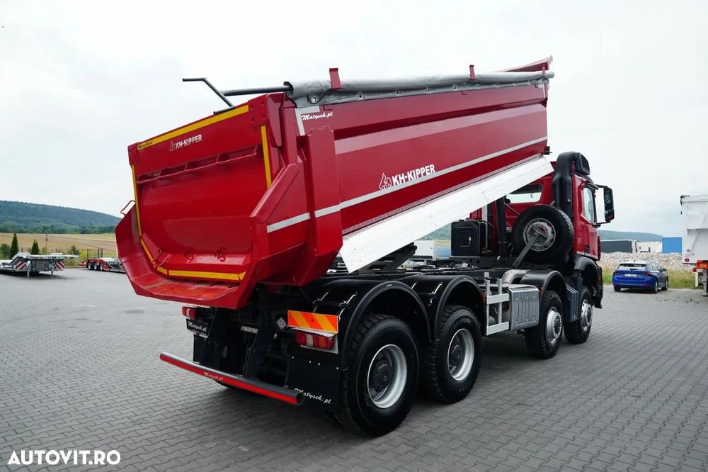 Mercedes-Benz AROCS 4145 / 8x8 / BASCULATOR SPATE / KH-KIPPER / EURO 6 - 5