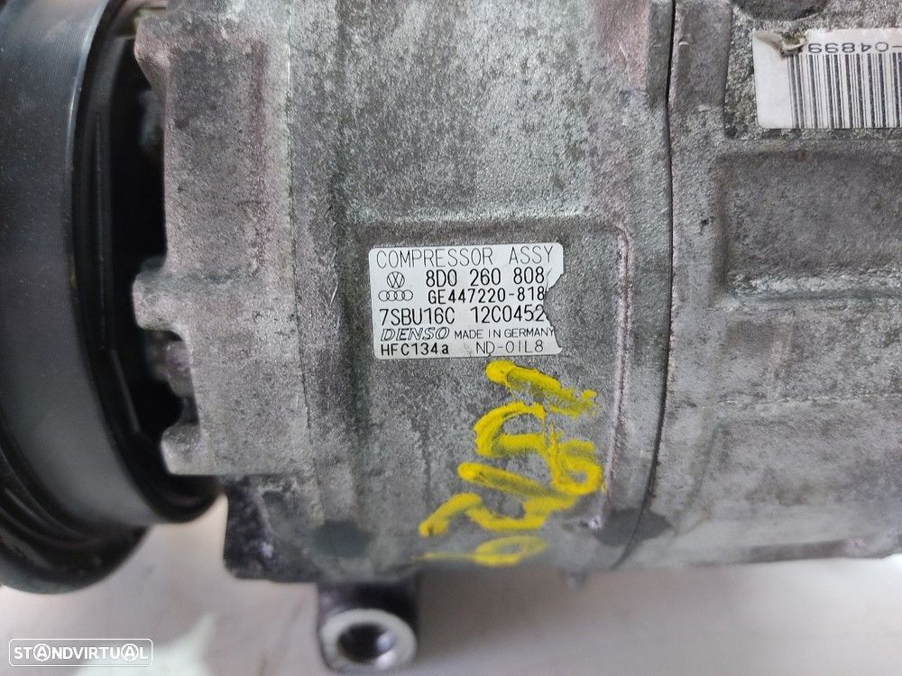 COMPRESSOR AR CONDICIONADO VOLKSWAGEN PASSAT 2002 -8D0260808 - 4