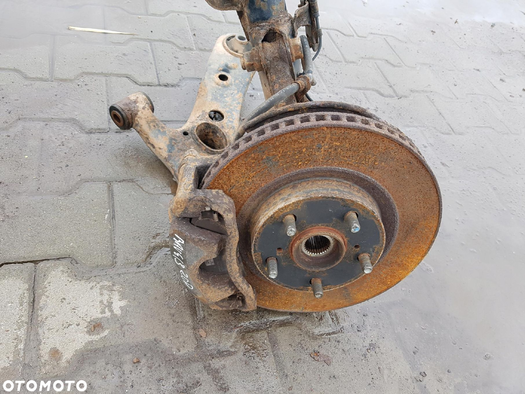 TOYOTA RAV4 3 III 05-08r 2.2 D4D AMORTYZATOR ZWROTNICA LEWA PRZÓD - 2
