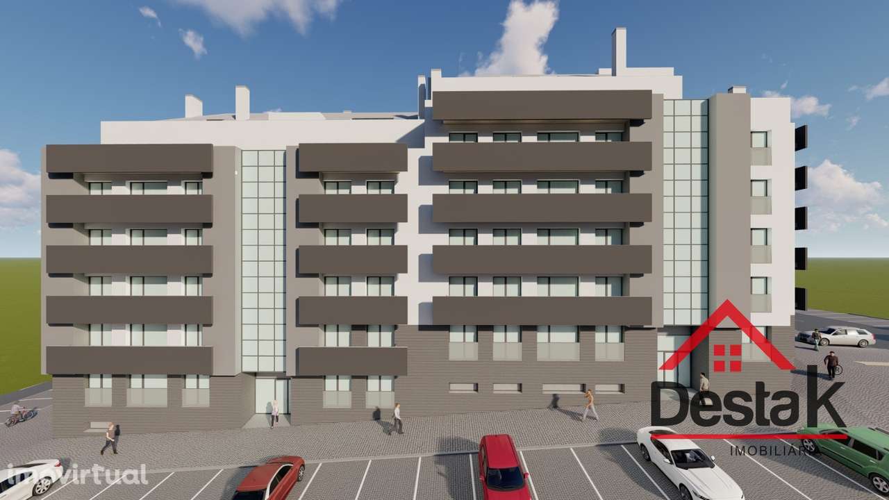 Apartamento T2 novo para venda em Viseu - Grande imagem: 3/4