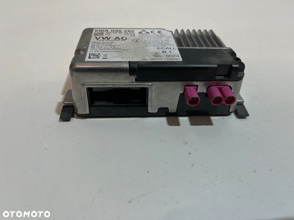 AUDI VW SKODA STEROWNIK USŁUG ONLINE 5WA035282 - 2