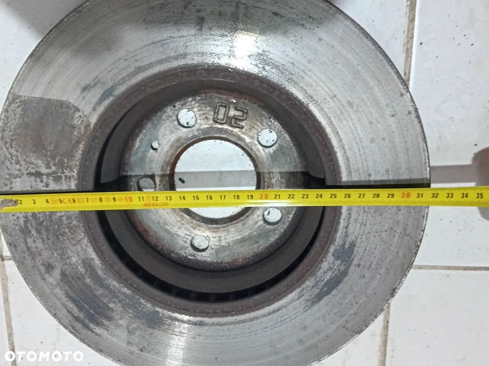 tarcze hamulcowe Audi A4 B8 przednie 2009 3.2 V6 średnica 32 cm stan bardzo dobry - 3