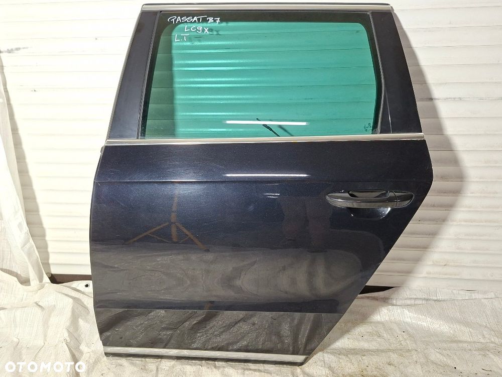 VW PASSAT B7 3AA kombi drzwi lewe przód tył przednie tylnie czarny LC9X - 16