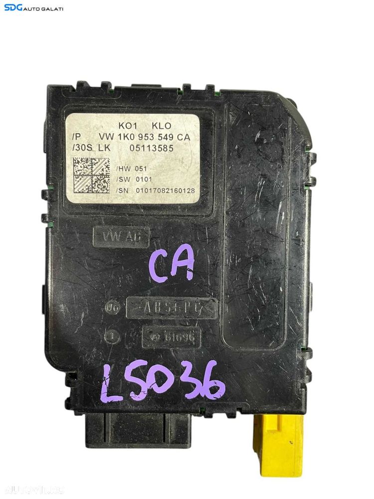 Calculator Modul Coloana Volan Seat Toledo 3 2005 - 2011 Cod 1K0953549CA [L5036] - 1
