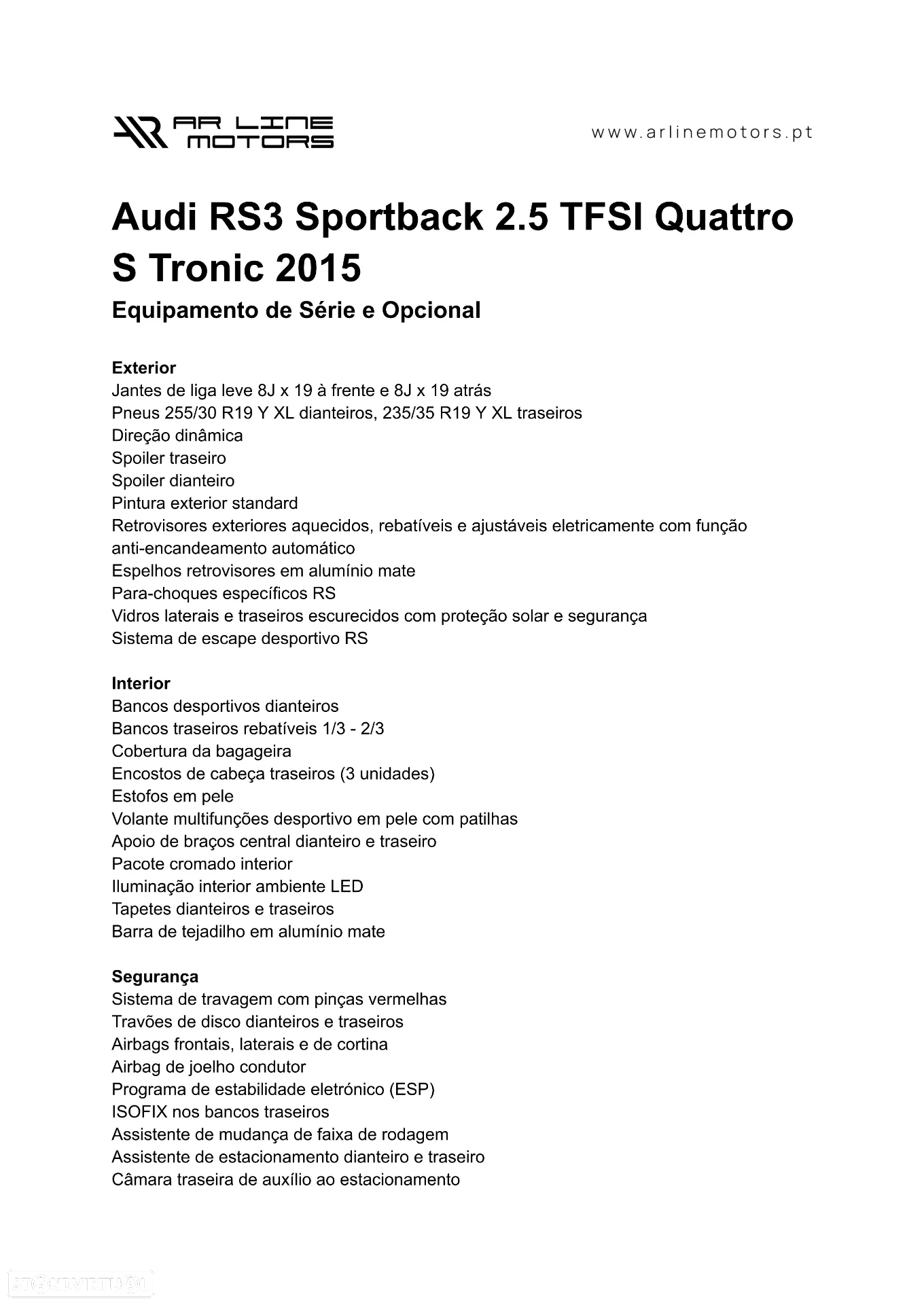 Audi RS3 Sportback 2.5 TFSI quattro S tronic - 35