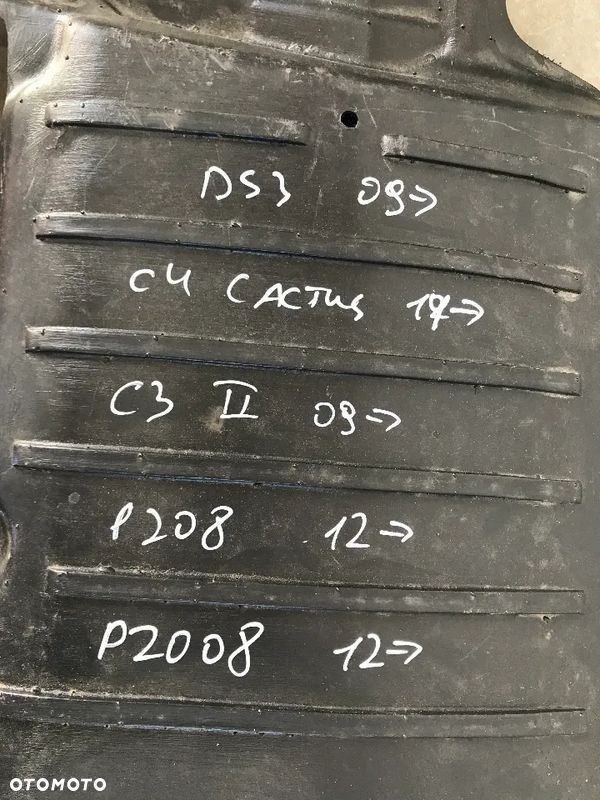 Osłona podwozia Citroen DS3 C4 Cactus C3 II Peugeot 208 Peugeot 2008 osłona dolna silnika - 6