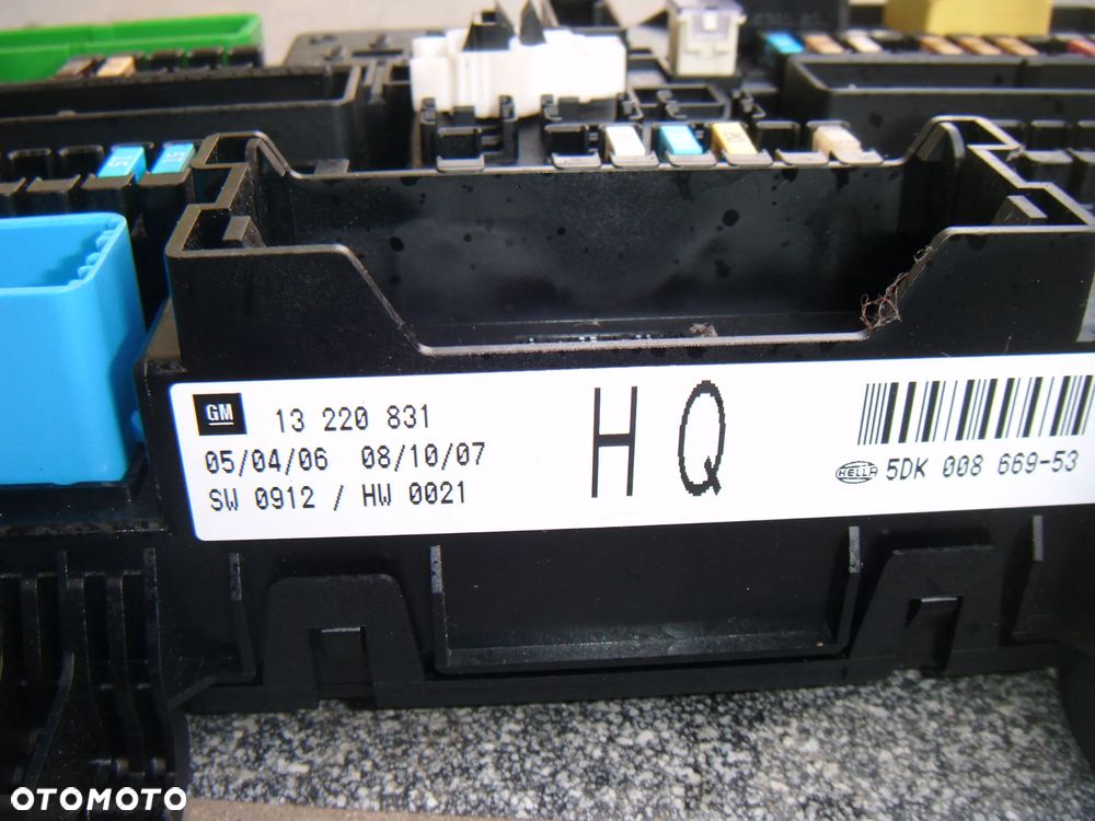 opel zafira b 1.9 cdti BSI   13220831 - 2