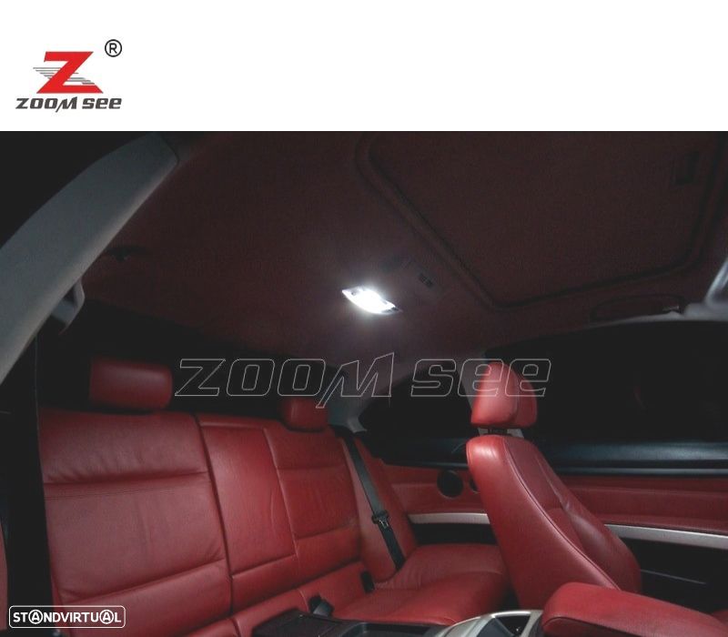 KIT COMPLETO DE 21 LÂMPADAS LED INTERIOR BMW SERIE 3 E92 COUPE M GTS 316I 318I 320D 320D XDRIVE 320 - 5