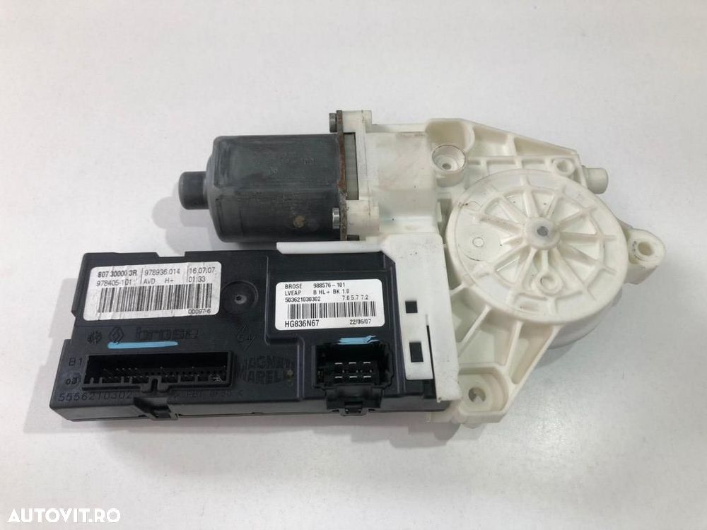 Motoras macara geam dreapta fata Renault Laguna 3 (2007-2010) 807300003r - 2