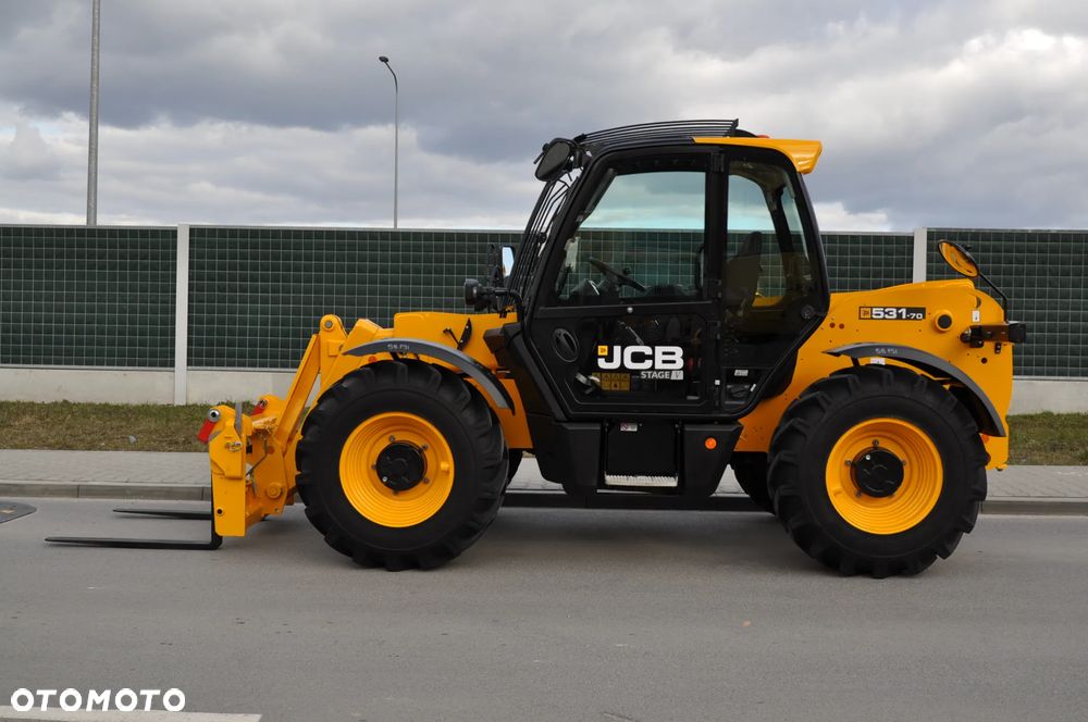 JCB 531-70 ŁADOWARKA TELESKOPOWA MAŁO MTG 546 UDŹWIG 3100 kg WYSOKOŚĆ ZAŁADUNKU 7 m NA GWARANCJI PRODUCENTA KLIMATYZACJA JAK NOWA! - 1