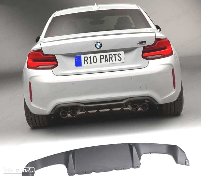 DIFUSOR BMW F22 F23 LOOK M2 - 1