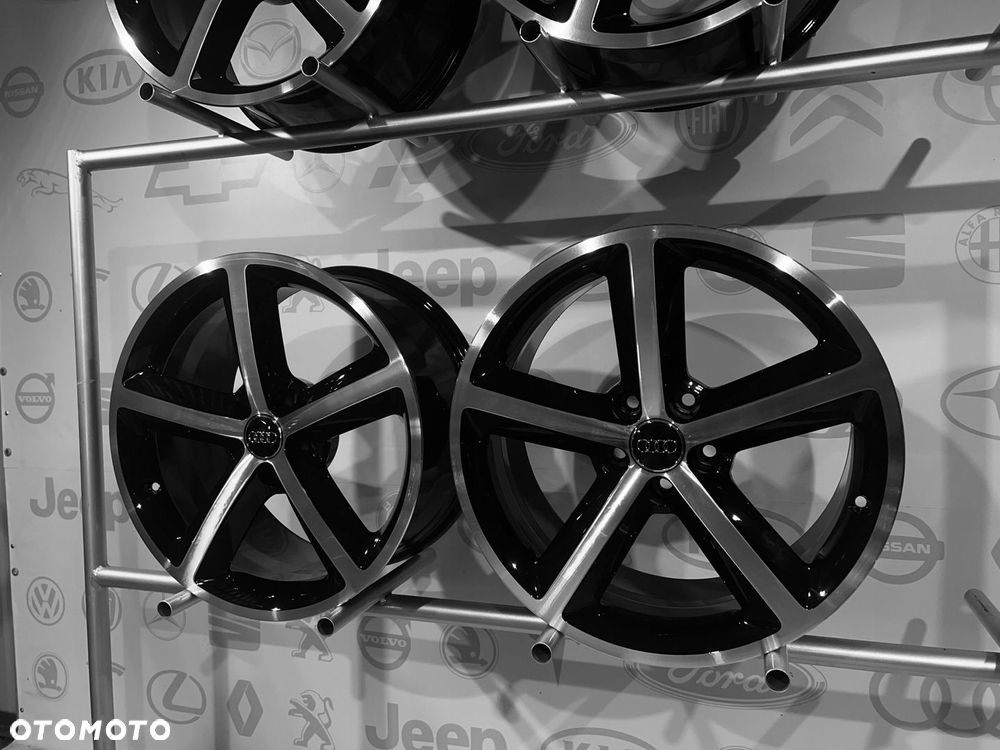 KOMPLET FELG FELGI ALU AUDI 8T0 8T A4 A5 S4 S5 A6 18 5X112 ET29 IDEALNE - 2