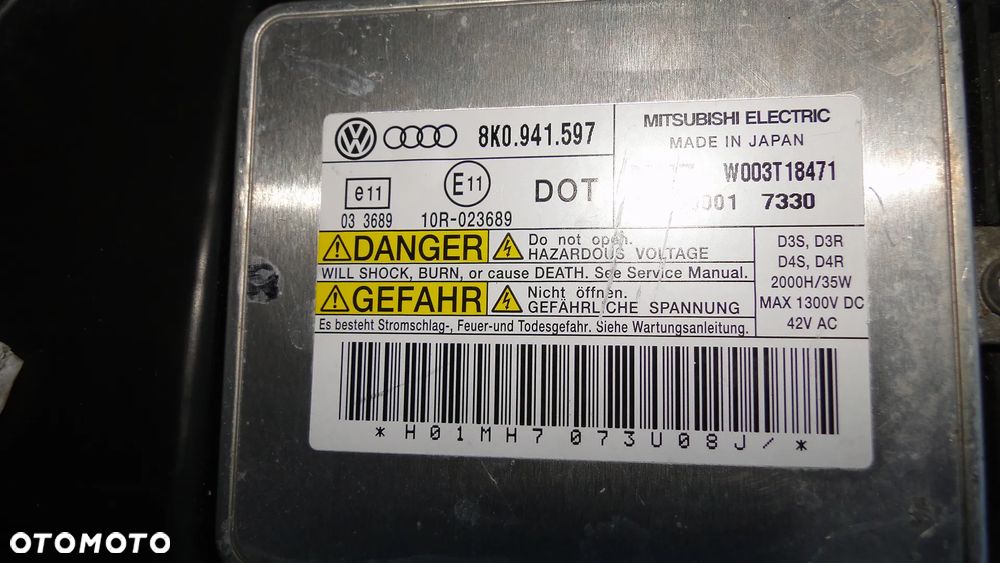 AUDI A5 8T LAMPA LEWA PRZÓD PRZEDNIA XENON EUROPA - 11