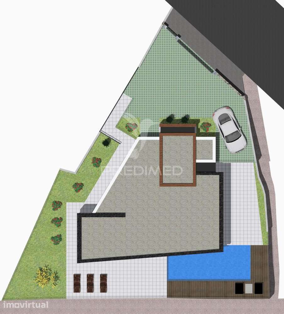 Moradia Isolada em Construção com Piscina e Vista Mar Infinita - Grande imagem: 4/17