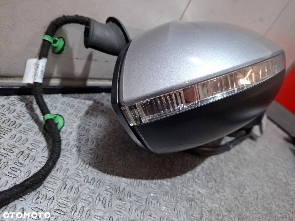 Lusterko przednie prawe pasażera Volkswagen Passat B8 rok 2019 lift kombi nr 0416320 13 PINÓW  kolor LB7SL - 2