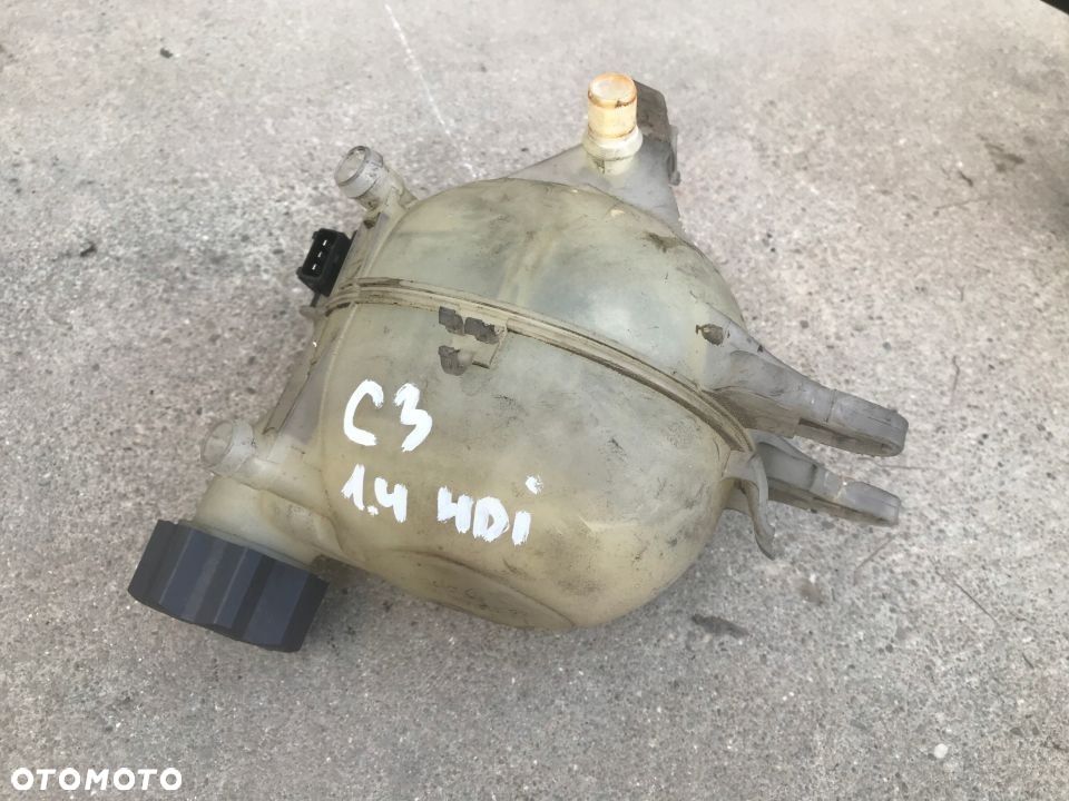 Zbiorniczek wyrównawczy Citroen C3 I C2 02-09r. 1.4 hdi płynu chłodzącego oryginalny 9639562680 - 1