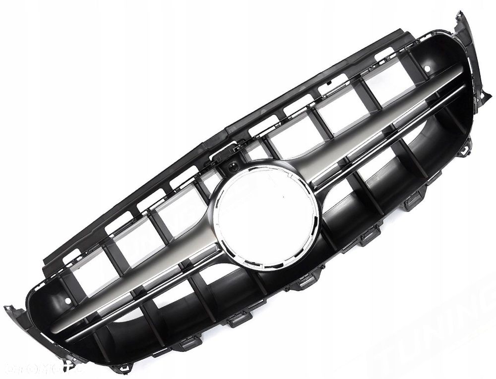 Atrapa Grill Kratka Tuning Amg S Black Silver Mercedes E klasa 213 2016-20 - 1