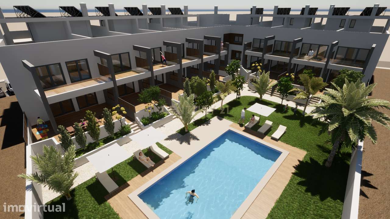 Lote Terreno Montenegro com Projecto Aprovado | Condomínio 15 Frações - Grande imagem: 3/11