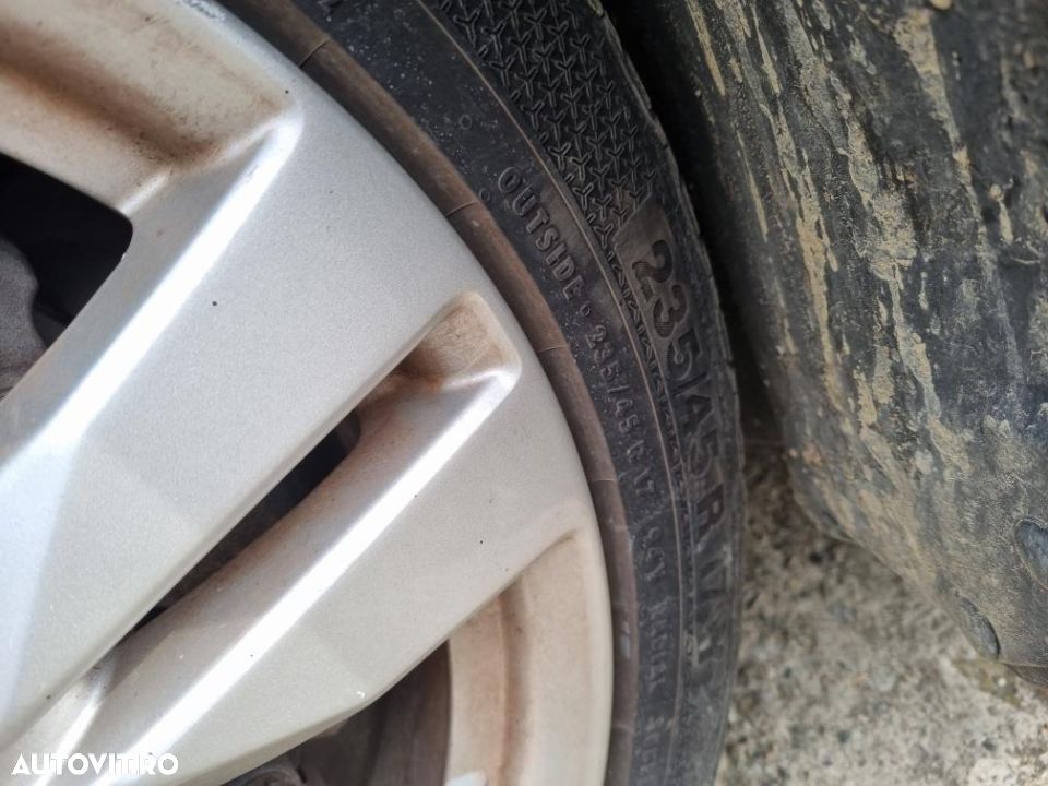 jante r17 mercedes e class w207, w212 cu cauciucuri vara in stare buna - 6