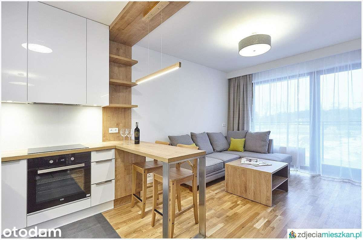 Arkadia - 36 m2 - 2 pokoje - Garaż - duży balkon. Duże szafy