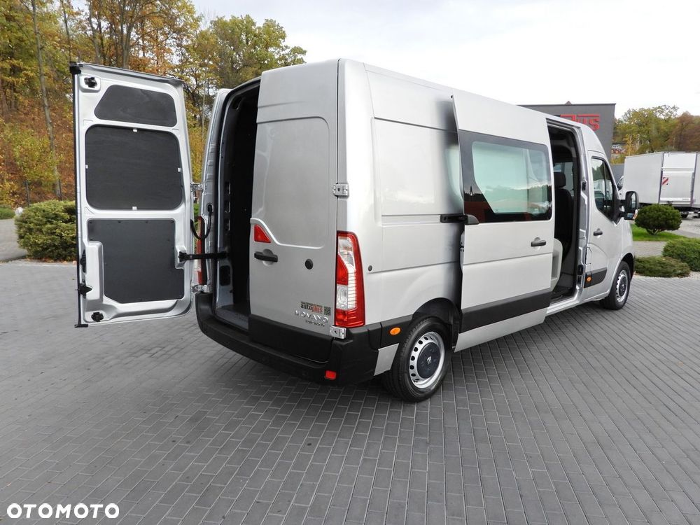 Opel MOVANO FURGON BRYGADÓWKA 7 MIEJSC TEMPOMAT LEDY KLIMATYZACJA  180KM - 4