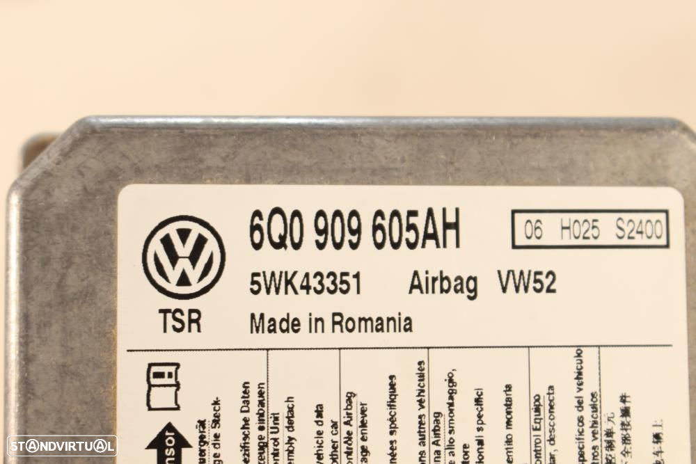 Centralina De Airbags Volkswagen Caddy Iii Caixa (2Ka, 2Kh, 2Ca, 2Ch) - 5