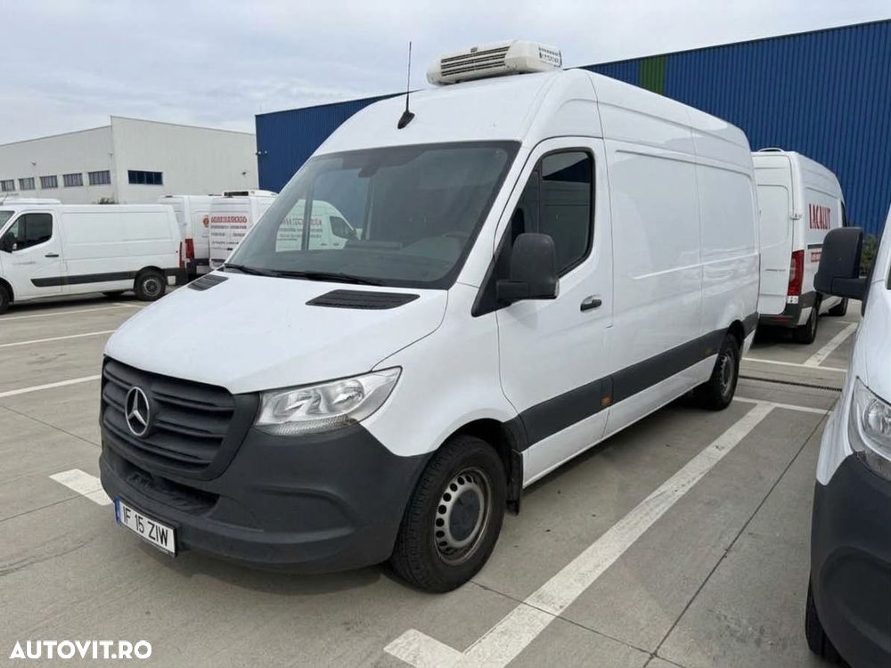 Mercedes-Benz Sprinter an 2021 TVA 314 2.2 cdi Frigorific Frig Congelare L2H2 Unic Proprietar de noua Carte Service Km reali certificati Revizii deductibil Thermoking Fără Probleme Fără rugina - 9