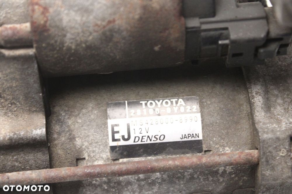 toyota yaris ii 1.33 b rozrusznik 28100-0y022 - 7