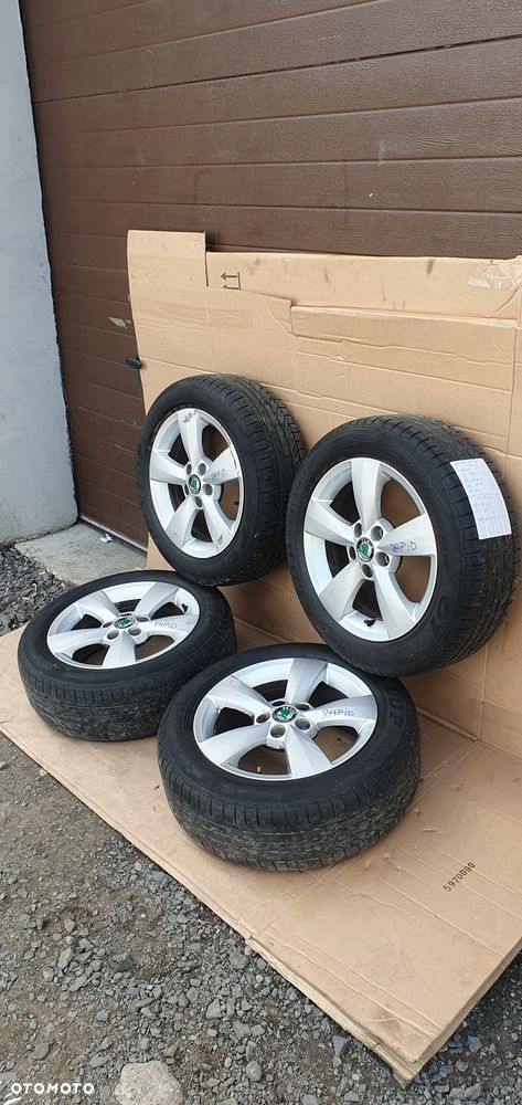 Alufelgi alusy z oponami 5x100 185/60 R15 Skoda Rapid 5JA601025 - 5