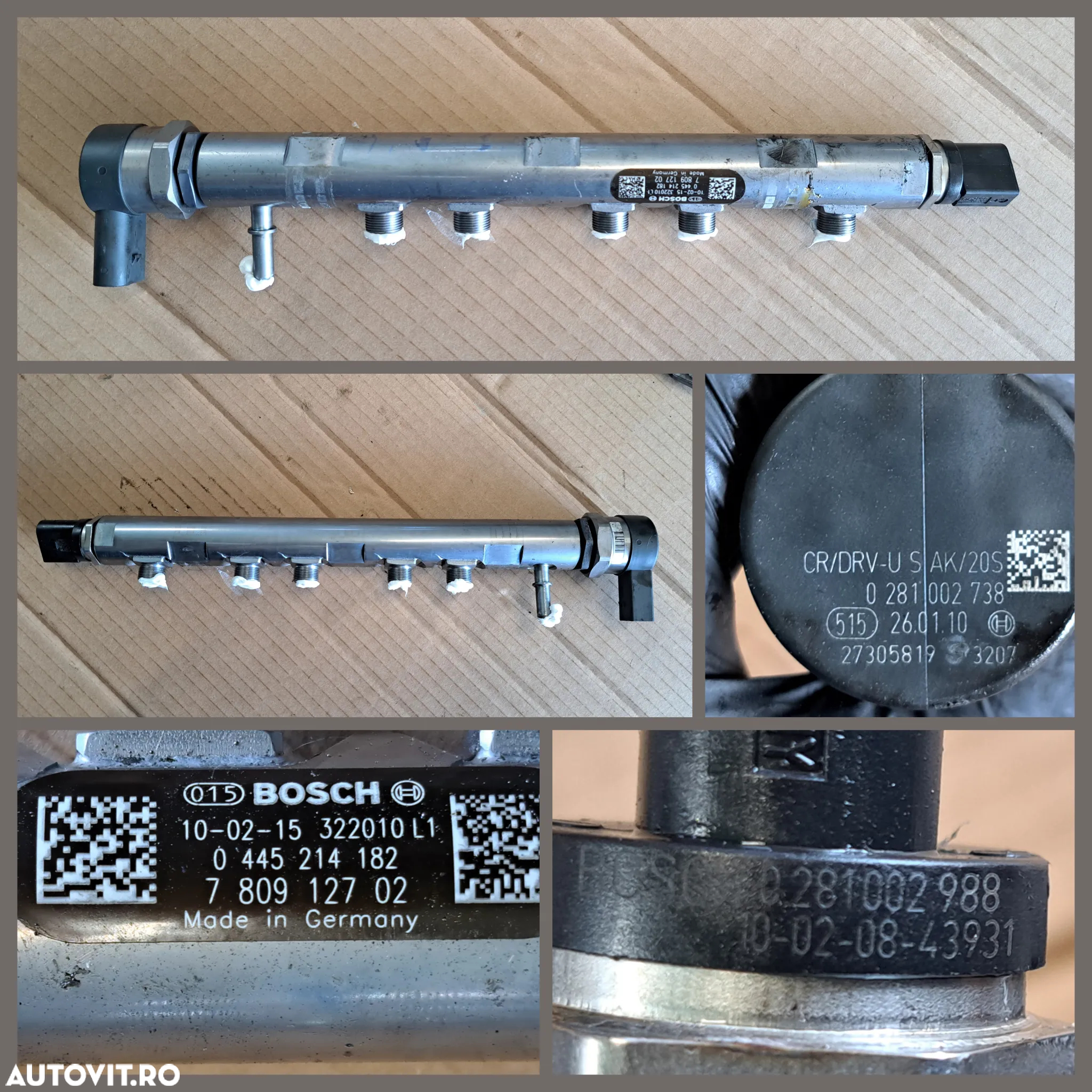 Anexe motor N47 Bmw 318d E90 LCI 2010 injector rampa injectoare pompa inalta presiune turbina actuator turbo alternator electromotor kit ambreiaj compresor clima galerie admisie EGR bmw 143cp 116cp - 3