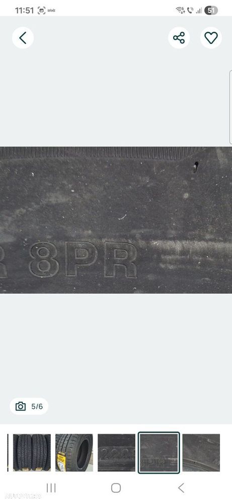 225/65 R16C, 112R, APLUS A869 8 P.R. , Anvelope de iarna M+S PROMOTIE - 5