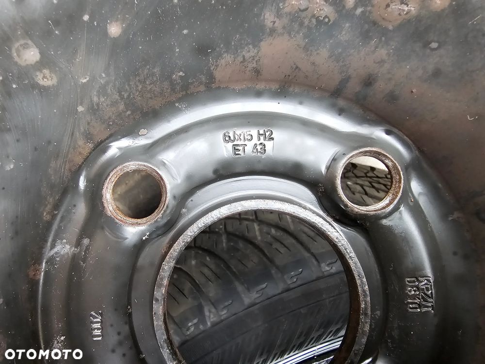 KOŁA FELGI STALOWE OPONY 185/60 R 15 OPEL ASTRA G H MERIVA A CORSA D 4x100 ET43 WIELOSEZON - 13