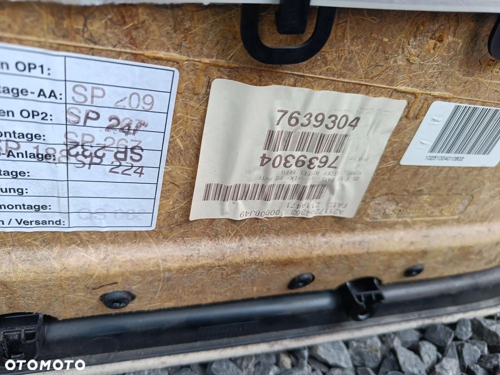 MERCEDES W211 BOCZEK TAPICERKA LEWY PRZÓD PRZEDNI BEŻOWY BEŻ BANAN MATERIAŁ - 15