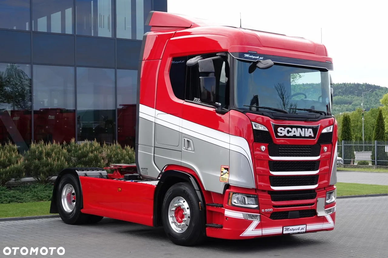 Scania S 500 / RETARDER / HYDARAULIKA / PRZÓD NA PODUSZKACH / KLIMA POSTOJOWA / ALUFELGI / OPONY 100% / PO KONTRAKCIE SERWISOWYM / SPROWADZONY - 3