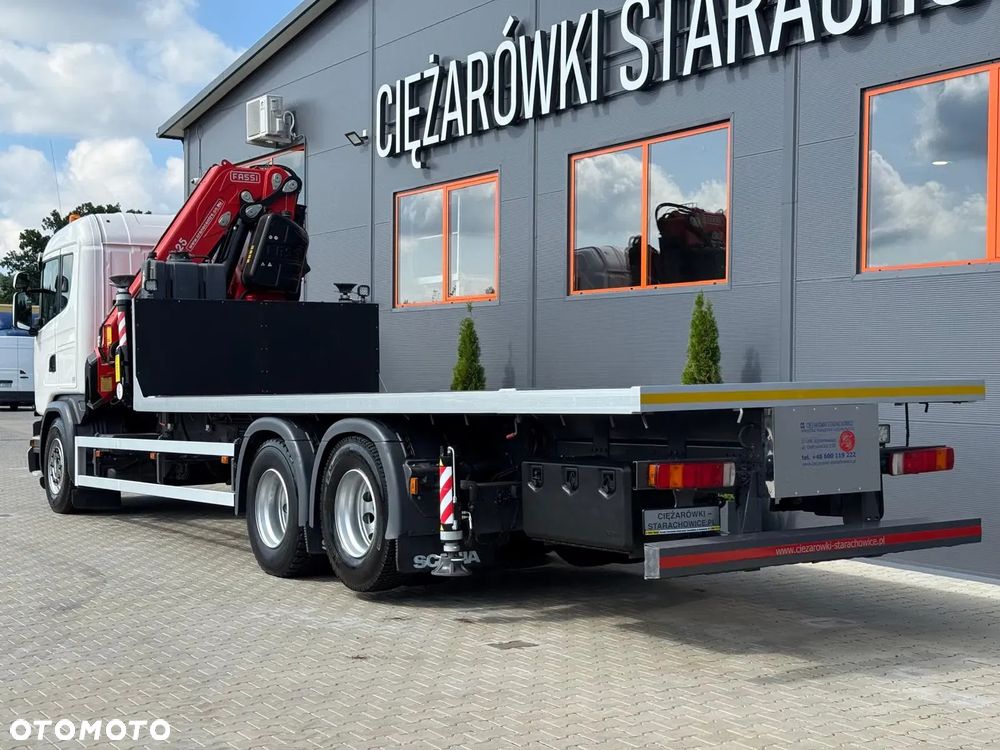 Scania Scania SCANIA G 320 // Klimatyzacja /  6x2 6x4 // platforma z żurawiem FASSI F425RA.2.24 - 11