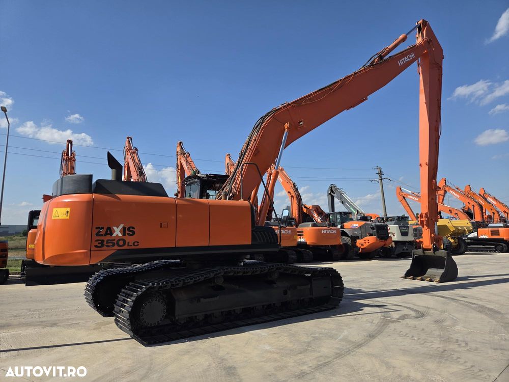 Hitachi ZX350LC, 8.053h, 40 tone, lung brate 20m, ad sapare 18m, cupa 1mc, contragreutate, senile late, consum mediu 25l/h, AC, protectie cabina, 3 pompe hidr Hitachi, revizie hidr efectuata, PROMOTIE 109.900 EUR+Tva - 5