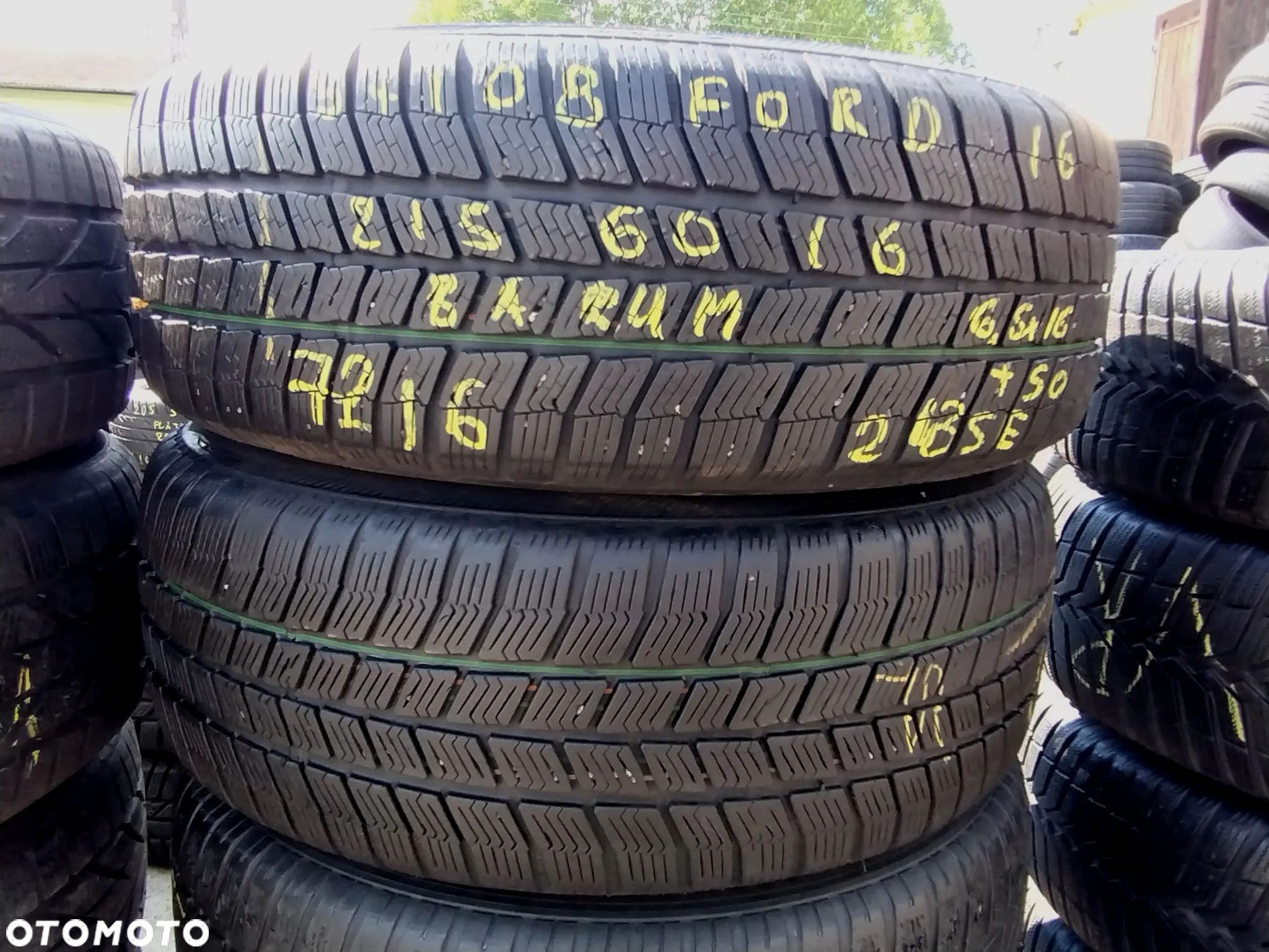 215/60R16 Opony Zimowe Zima BARUM POLARIS 3 Legnica ALU-RAD 215/60 7,5mm - 1