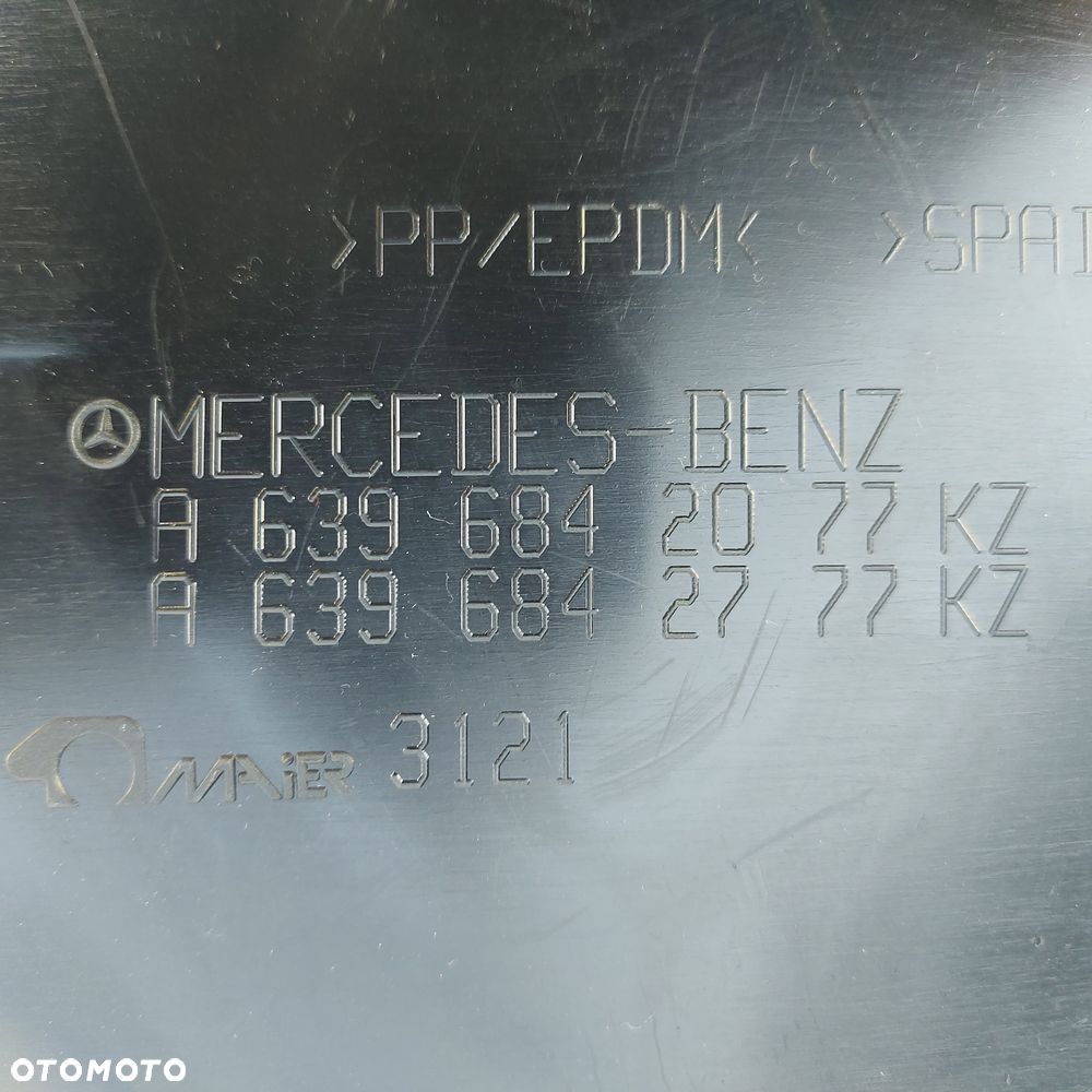 NADKOLE PRZOD PRZEDNIE LEWE MERCEDES VITO W639 ORYGINAL NOWE 6396842077 - 4