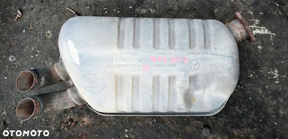 MERCEDES SL R129 94r 5.0 TŁUMIK KOŃCOWY 1294910001 - 1