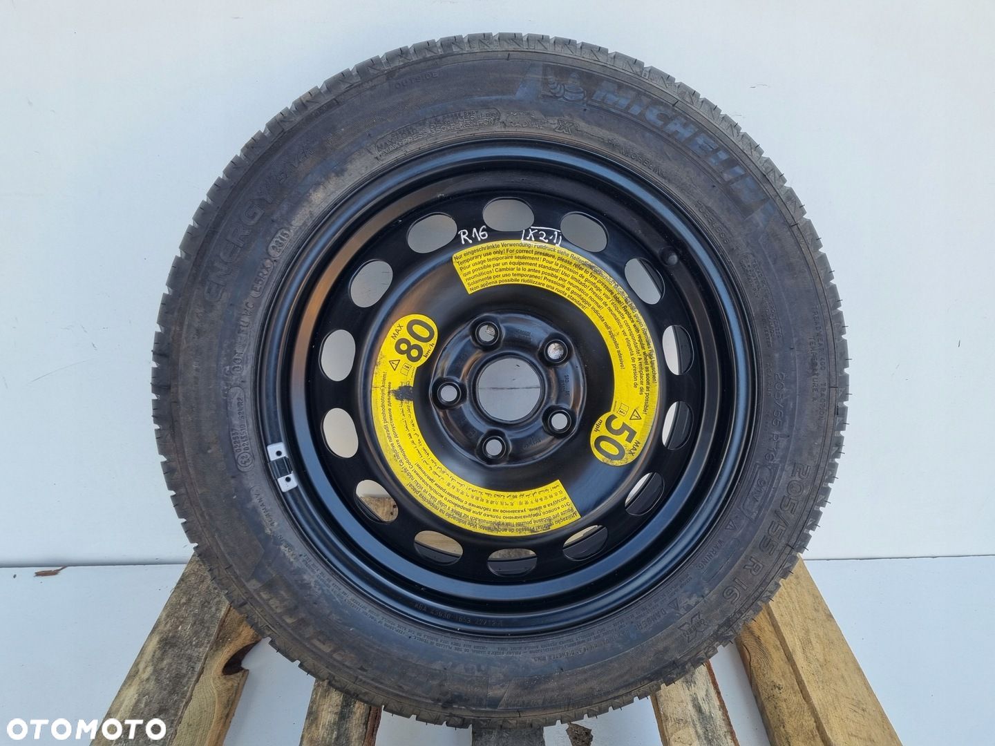 VW Golf VII Octavia KOŁO ZAPASOWE Zapas felga 205/55 R16 5x112 5Q0601027AK - 1
