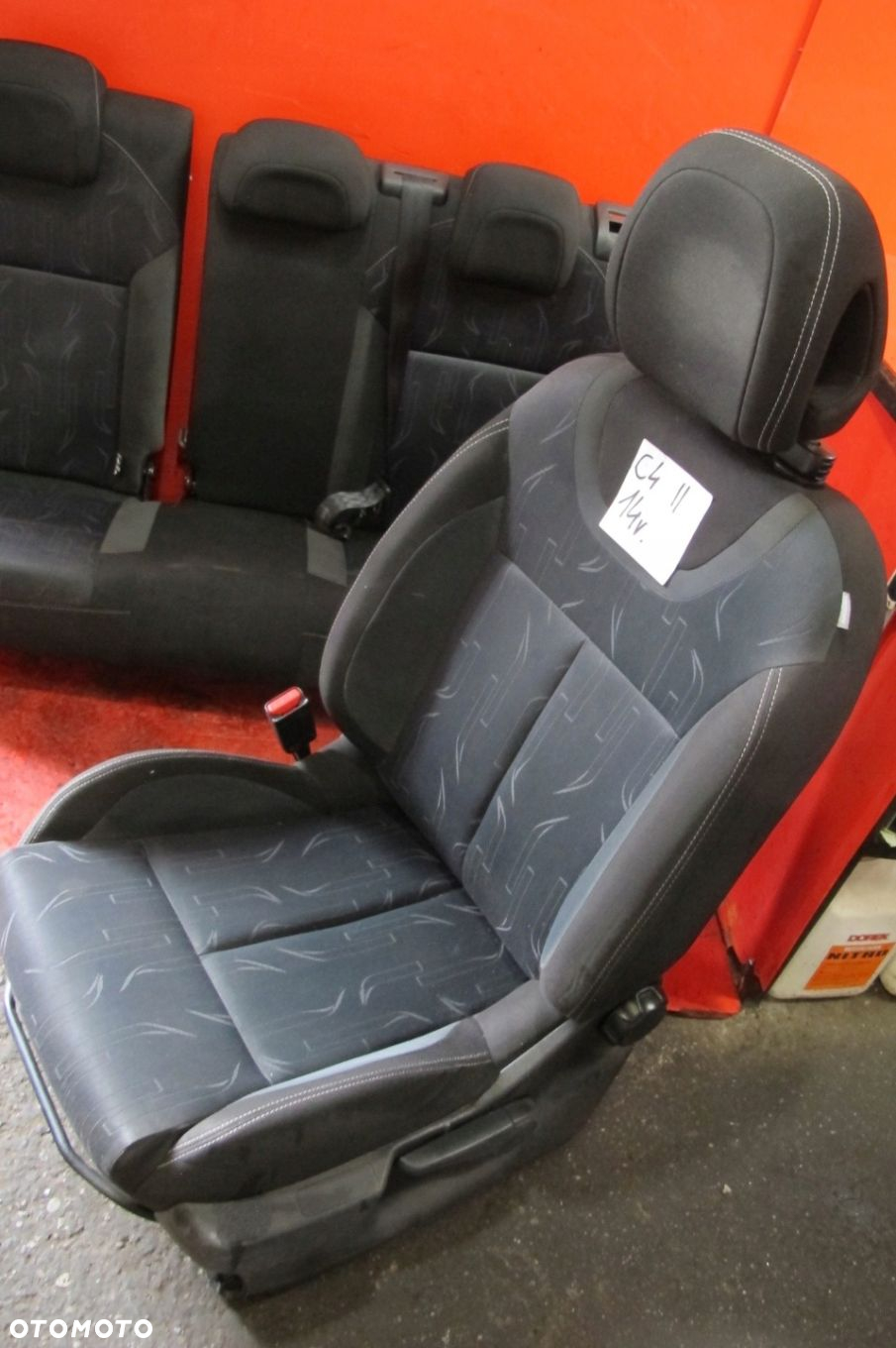 CITROEN C4 II 2 NC B7 FOTELE PRAWY LEWY PRZÓD KANAPA KOMPLET EUROPA - 5