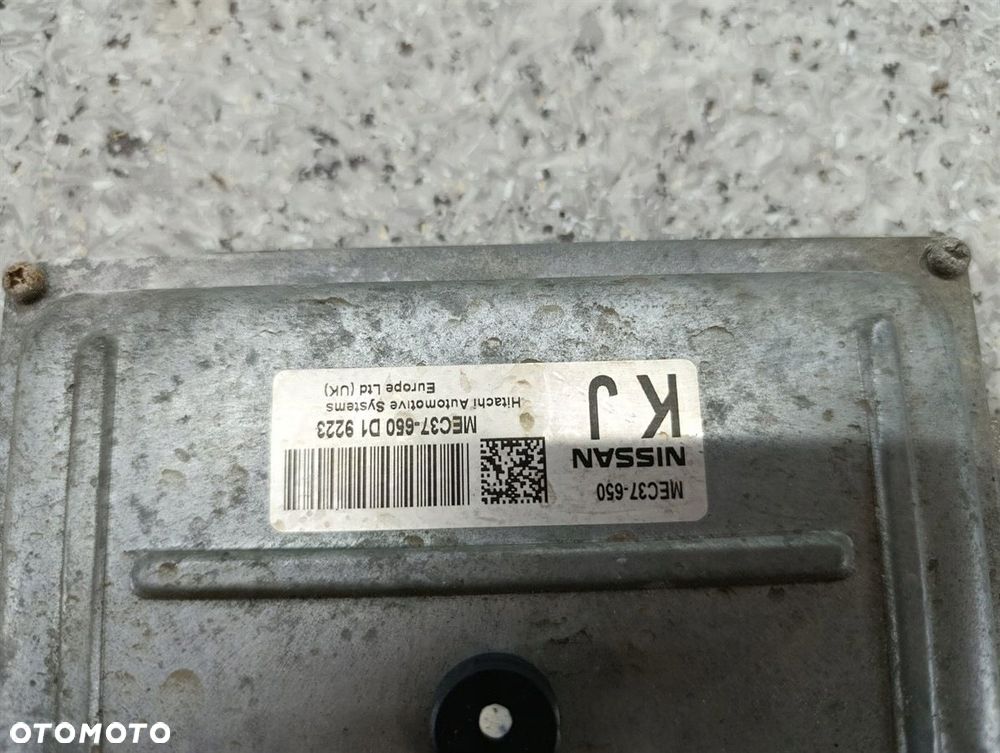 KOMPUTER, STEROWNIK NISSAN NOTE I MEC37-650 1.4 16V - 3