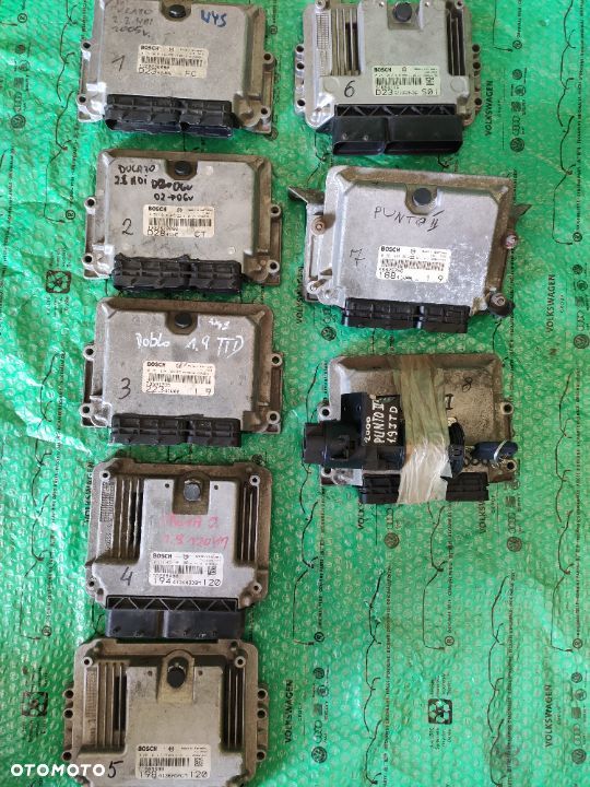 FIAT ALFA ROMEO KOMPUTER SILNIKA KOMPUTER SKRZYNI BIEGÓW ZESTAW STARTOWY - 1
