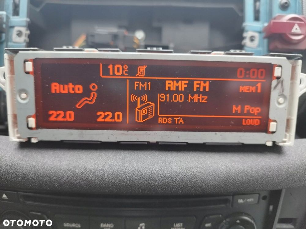 9809842980 wyświetlacz radia konsoli CITROEN JUMPY PEUGEOT EXPERT SCUDO - 6
