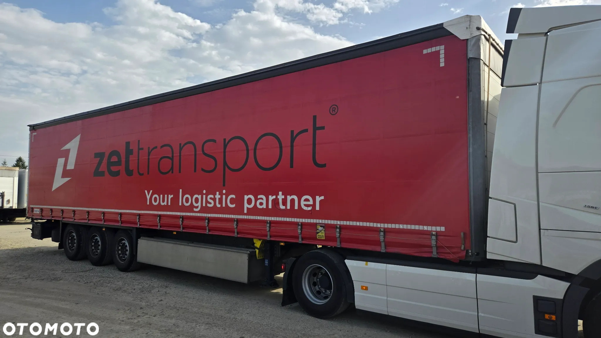 Schmitz Cargobull Firanka z koszem na palety - 2