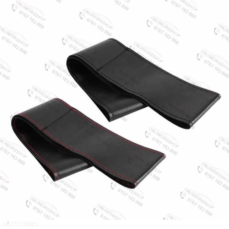 Husa piele pentru imbracat volan auto - 6
