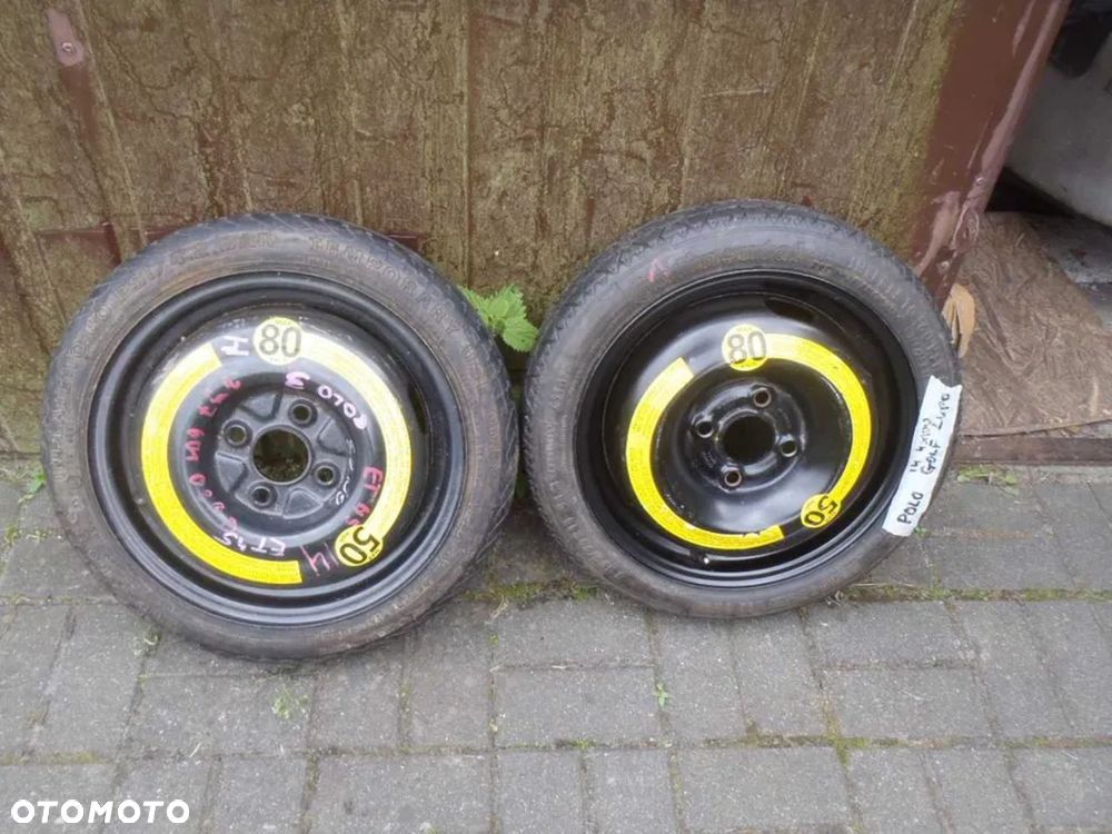 felga felgi koło dojazdowe polo fabia golf passat lupo audi 4x100 14 - 1
