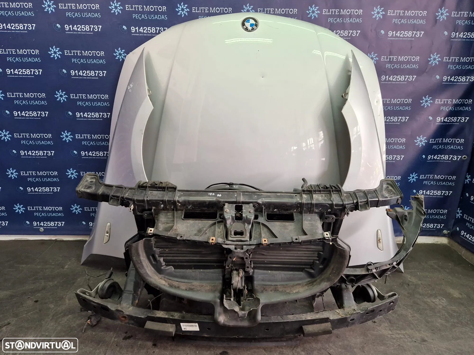 Frente completa usada BMW SERIE 1 LCI E87 E81 118D capot parachoques oticas guardalamas - 5