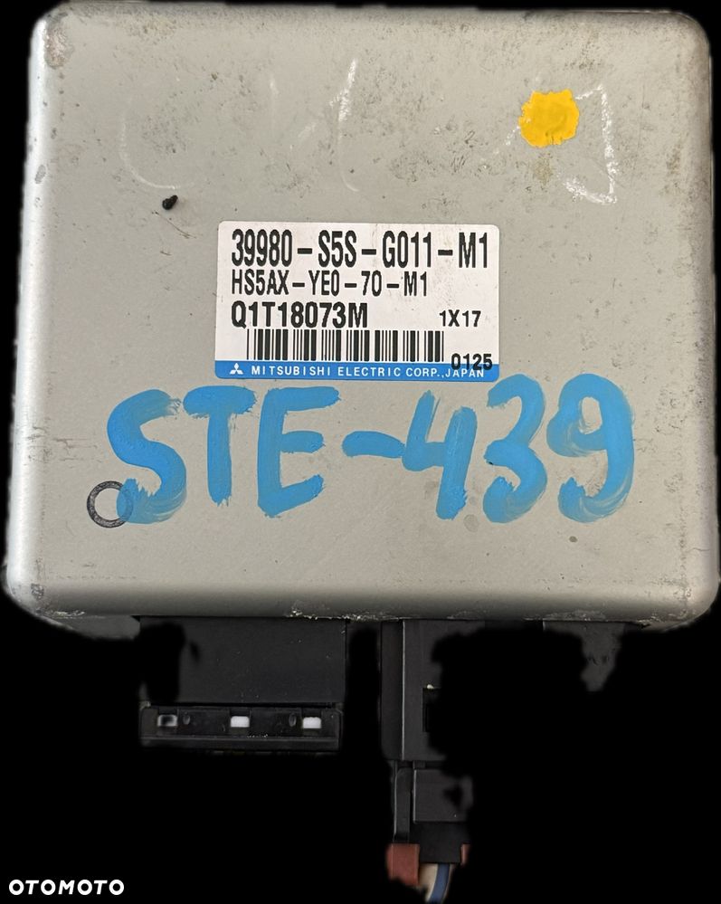 Sterownik KOMPUTER MODUŁ WSPOMAGANIA HONDA CIVIC VII 39980-S5S-GO11-M1 - 1